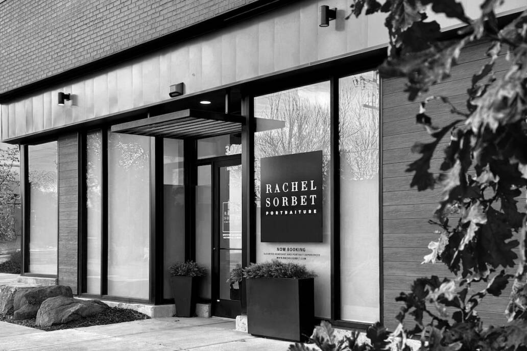 Front facade of the Westminster location of the Rachel Sorbet Portraiture headshot studio.
