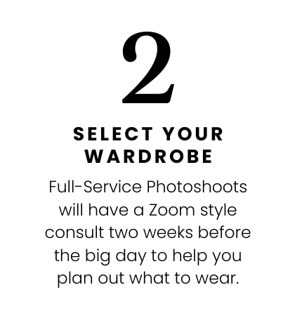 Select your photoshoot wardrobe