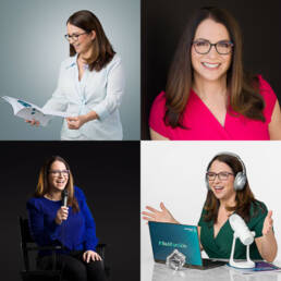 Example personal branding headshots from a Full-Service branding photoshoot photographed by Rachel Sorbet.