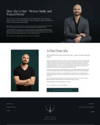 A screenshot of a website with exceptional graphic design